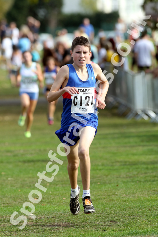Patrick Dever (Preston Harriers), under-15 boys, Northern Cross Country Relay, Graves Park, Sheffield